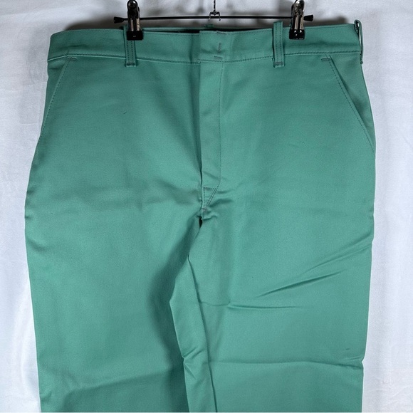 Green High-Waisted Trousers - Picture 2 of 5